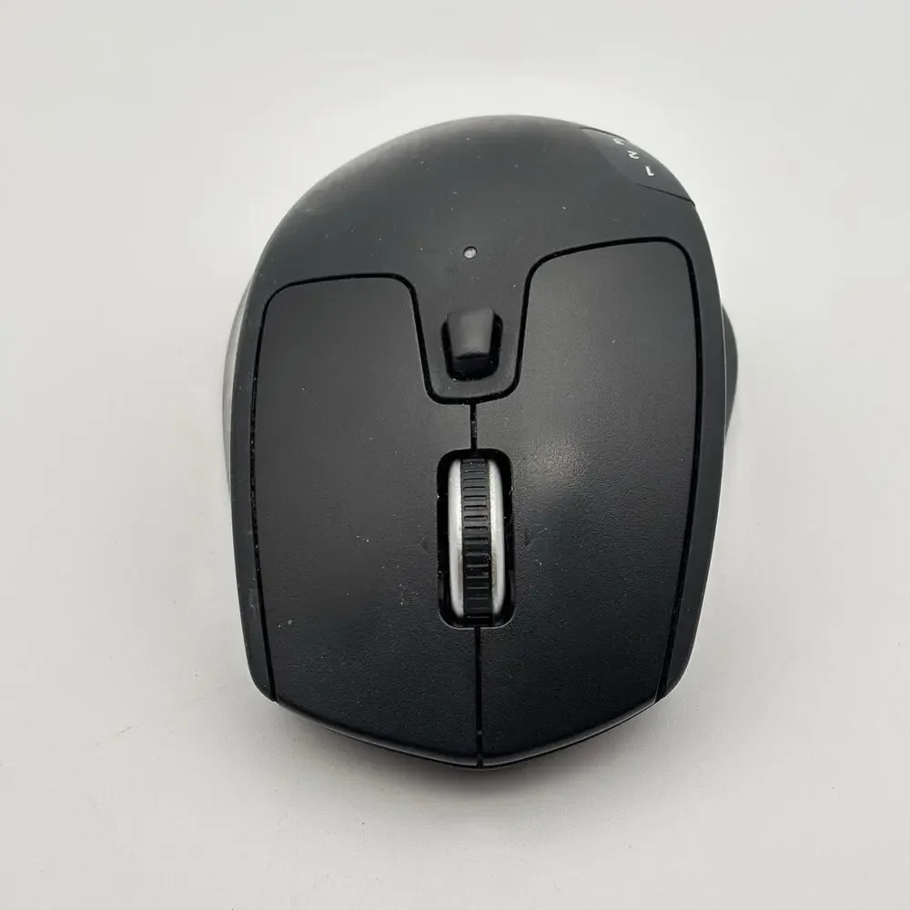 Logitech M720 Triathlon Wireless Mouse, With Dongle - Black - Tested. Works.